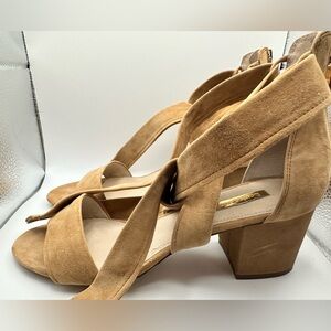 Louise et Cie suede tan GIA sandals size 8